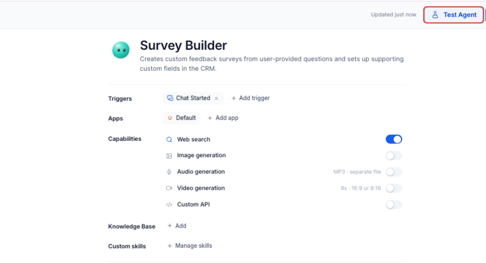 Managed Agent execution details